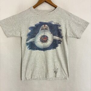 Vtg 80s The Far Side Santa Plane Shirt Fit Size S/M USA Made Single Stitch Comic